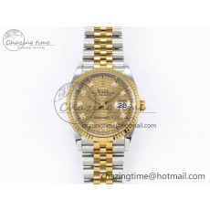 [Clean공장]롤렉스 데이저스트 36mm YG Textured Diamonds Dial on SS/YG Jubilee Bracelet VR3235