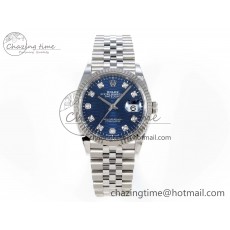 [Clean공장]롤렉스 데이저스트 36mm 126234 Blue Textured Diamonds Dial on Jubilee Bracelet VR3235