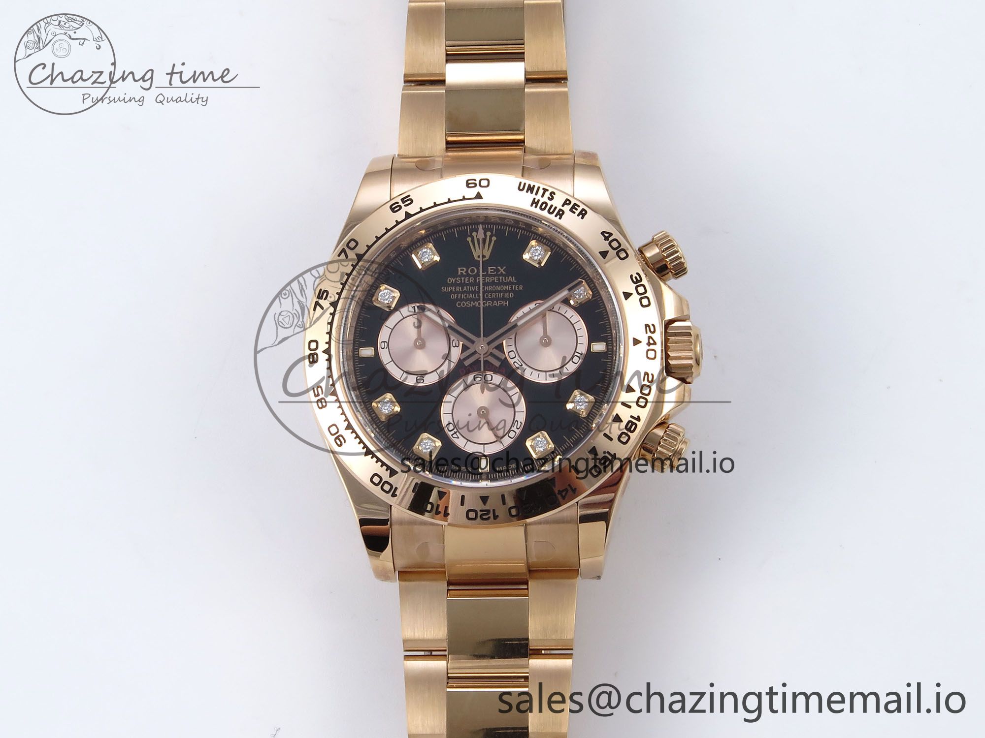 [Clean공장]롤렉스 데이토나 126505 RG/Black Diamonds Dial on RG Bracelet SH4131