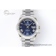 [GM공장]롤렉스 데이데이트 40 Blue Dial Roman Markers on President Bracelet A2836