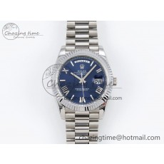 [GM공장]롤렉스 데이데이트 40 Blue Roman Dial on President Bracelet VR2836 V3 (텅스텐)