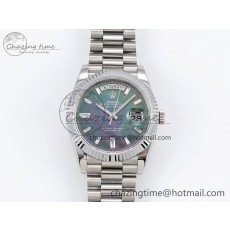 [GM공장]롤렉스 데이데이트 40 Gray MOP Crystal Dial on President Bracelet VR2836 V3 (텅스텐)