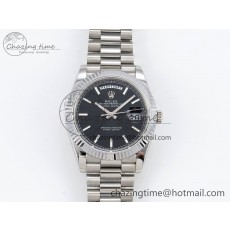 [GM공장]롤렉스 데이데이트 40 Black Stick Dial on President Bracelet VR2836 V3 (텅스텐)