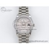 [GM공장]롤렉스 데이데이트 40 Silver Moon Crystal Dial on President Bracelet VR2836 V3 (텅스텐)