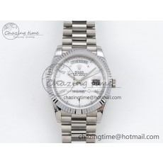 [GM공장]롤렉스 데이데이트 40 White MOP Crystal Dial on President Bracelet VR2836 V3 (텅스텐)