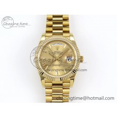 [GM공장]롤렉스 데이데이트 40 YG Big Roman Dial on President Bracelet VR2836 (텅스텐)