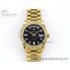 [GM공장]롤렉스 데이데이트 40 Black Crystal Dial on President Bracelet VR2836 (텅스텐)