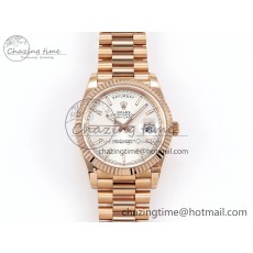 [GM공장]롤렉스 데이데이트 40 RG Silver Stick Dial on President Bracelet VR2836 V3