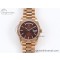 [GM공장]롤렉스 데이데이트 40 RG Brown Textured Stick Dial on President Bracelet VR2836 V3 (텅스텐)