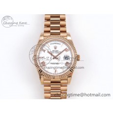 [GM공장]롤렉스 데이데이트 40 RG Big Roman Dial on President Bracelet VR2836 V3 (텅스텐)