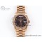 [GM공장]롤렉스 데이데이트 40 RG Brown Roman Dial on President Bracelet VR2836 V3 (텅스텐)