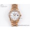 [GM공장]롤렉스 데이데이트 40 RG White MOP Crystal Dial on President Bracelet VR2836 V3 (텅스텐)