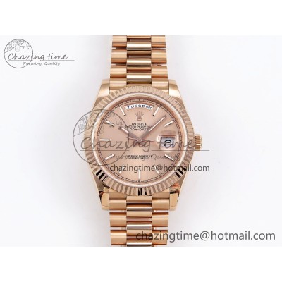 [GM공장]롤렉스 데이데이트 40 RG tick Dial on President Bracelet VR2836 V3 (텅스텐)