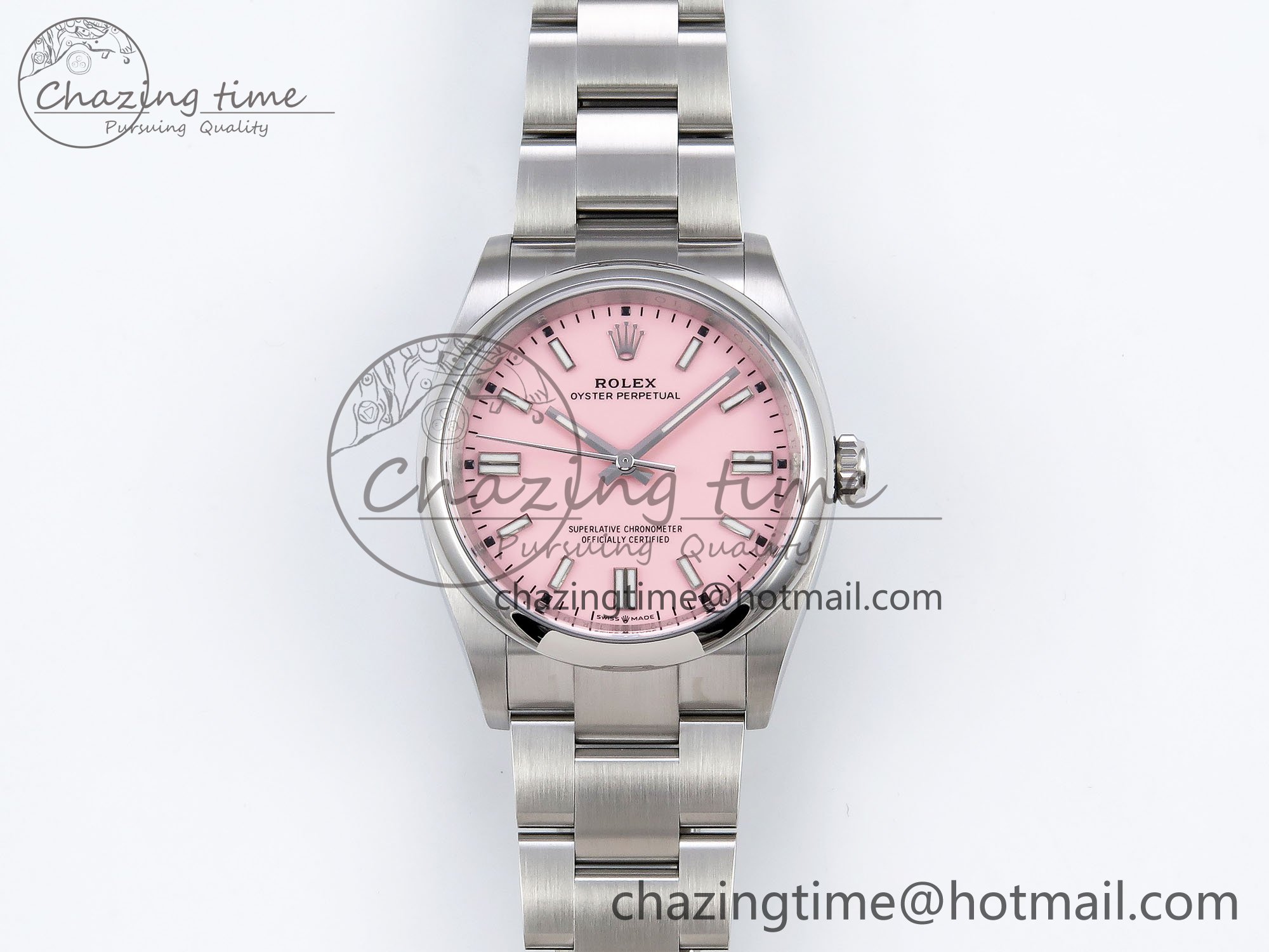 [Clean공장]롤렉스 오이스터페페츄얼 126000 36mm Pink Dial on SS Bracelet VR3230