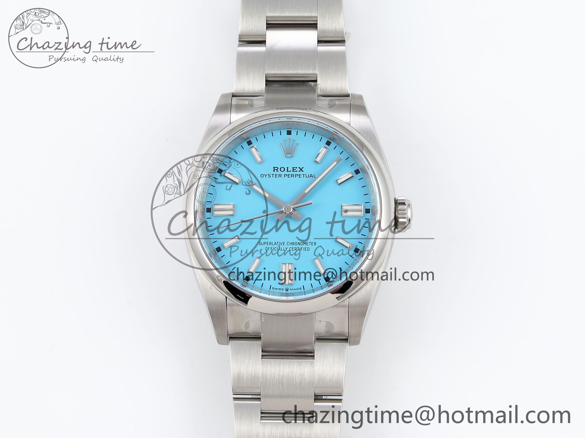 [Clean공장]롤렉스 오이스터페페츄얼 126000 36mm Tiffany Blue Dial on SS Bracelet VR3230