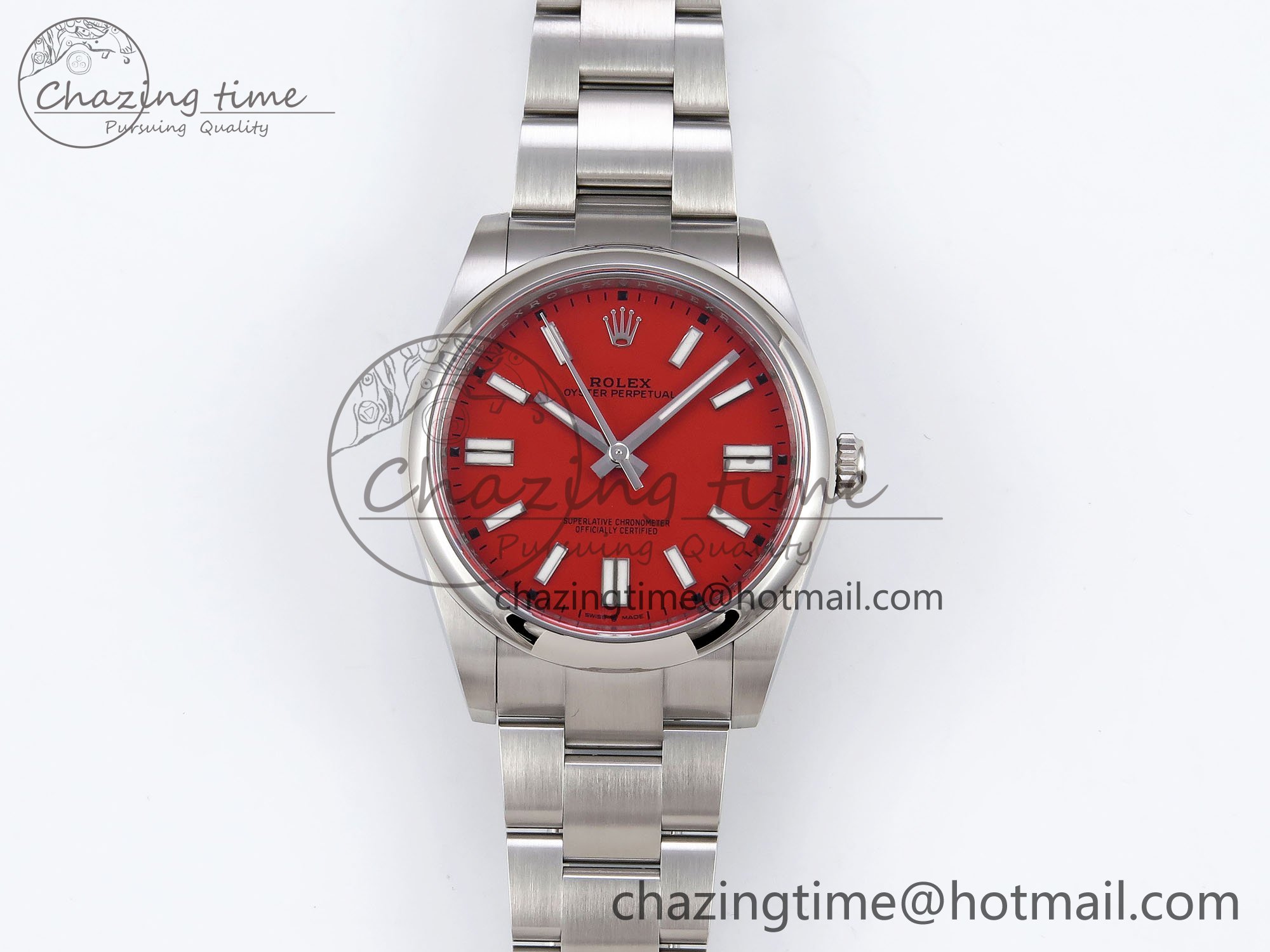 [Clean공장]롤렉스 오이스터페페츄얼 126000 41mm Red Dial VR3230