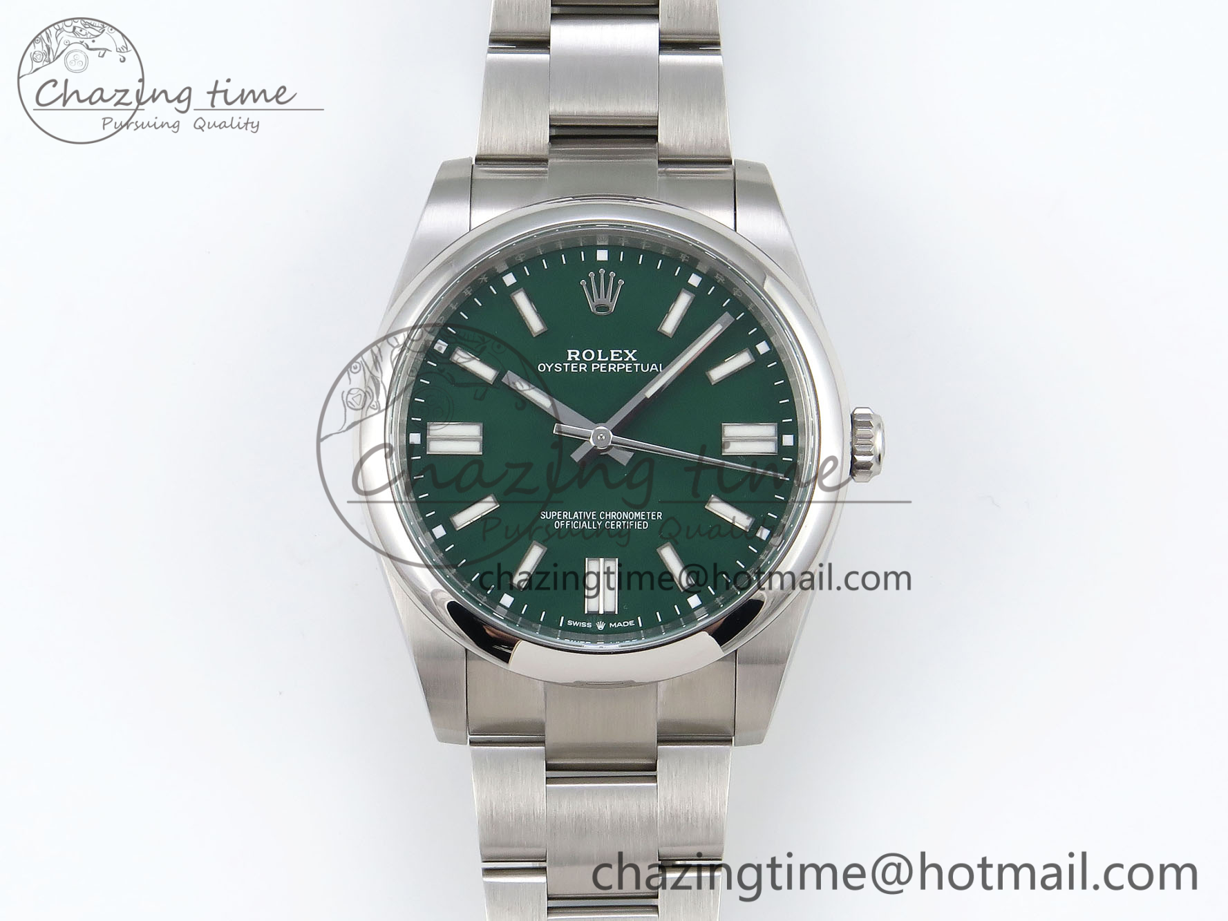 [Clean공장]롤렉스 오이스터페페츄얼 126000 41mm Green Dial on SS Bracelet VR3230