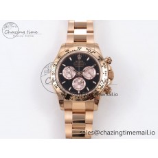 [Q공장]롤렉스 데이토나 126505  Black/RG Dial on RG Bracelet SH4131 V6 (텅스텐)