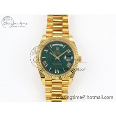 [AR공장]롤렉스 데이데이트 40mm YG 228238  Green Roman Dial on President Bracelet VR3255 (텅스텐)