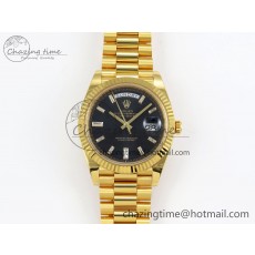 [AR공장]롤렉스 데이데이트 40mm YG 228238 Crystal Diamonds Bezel on President Bracelet VR3255 (텅스텐)