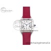 [AF공장]까르띠에 산토스 뒤몽 31.4mm Silver Dial on Red Fabric Strap A157