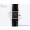 [DR공장]까르띠에 탱크루이 Large YG 33.7mm Black Dial on Black Leather Strap Swiss Quartz