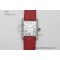 [K11공장]까르띠에 탱크머스트 Large White Dial Diamonds Bezel on Satin Leather Strap Ronda Quartz