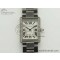 [K11공장]까르띠에 탱크솔로 Ladies 25mm Diamond White Dial on SS Bracelet Ronda Quartz