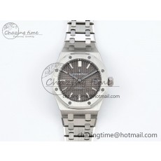 [ZF공장] 로얄오크 15450 그레이 다이얼 37mm 15450 SS ZF 1:1 Best Edition Gray Textured Dial on SS Bracelet SA3120 Super Clone