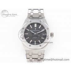 [APS공장] 로얄오크 15450 그레이 다이얼 37mm 15450 SS APSF 1:1 Best Edition Gray Textured Dial on SS Bracelet SA3120 Super Clone