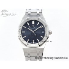 [APS공장] 로얄오크 15500 블루 다이얼 41mm 15500 SS APSF 1:1 Best Edition Blue Dial on SS Bracelet SA4302 Super Clone