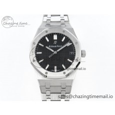 [APS공장] 로얄오크 15500 블랙 다이얼 41mm 15500 SS APSF 1:1 Best Edition Black Dial on SS Bracelet SA4302 Super Clone