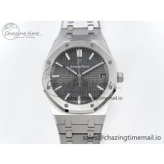 [APS공장] 로얄오크 15500 그레이 다이얼 41mm 15500 SS APSF 1:1 Best Edition Gray Dial on SS Bracelet SA4302 Super Clone