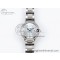 [AF공장]까르띠에 발롱블루 33mm Silver Dial Diamonds Bezel on SS Bracelet SEIKO NH05A