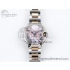 [AF공장]까르띠에 발롱블루 33mm Pink MOP Dial on SS/RG Bracelet SEIKO NH05A