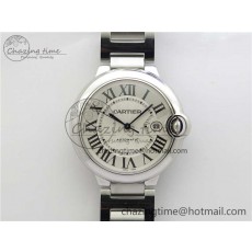 [AF공장]까르띠에 발롱블루 42mm White Texture Dial on SS Bracelet A2824