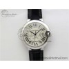 [AF공장]까르띠에 발롱블루 42mm White Texture Dial on Black Croco Strap A2824