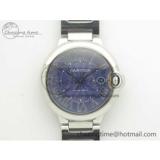 [AF공장]까르띠에 발롱블루 42mm Blue Texture Dial on SS Bracelet A2892