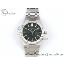 [APS공장] 로얄오크 15500 그린 다이얼 41mm 15500 SS APSF 1:1 Best Edition Green Textured Dial on SS Bracelet SA4302 Super Clone