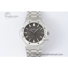 [ZF공장] 로얄오크 15500 그레이 다이얼 41mm 15500 SS ZF 1:1 Best Edition Gray Textured Dial on SS Bracelet A4302 Super Clone V3