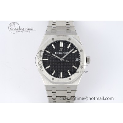 [ZF공장] 로얄오크 15500 블랙 다이얼 41mm 15500 SS ZF 1:1 Best Edition Black Textured Dial on SS Bracelet A4302 Super Clone V3