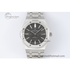 [APS공장] 로얄오크 15400 그레이 다이얼 41mm 15400 SS APSF 1:1 Best Edition Gray Textured Dial on SS Bracelet A3120 Super Clone V3