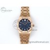 [ZF공장] 로얄오크 67651 블루 다이얼 로즈골드 금통 33mm 67651 RG ZF 1:1 Best Edition Blue Textured Dial on RG Bracelet RONDA Quartz