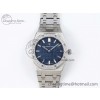 [ZF공장] 로얄오크 67651 블루 다이얼 다이아 베젤 33mm 67651 Diamonds SS ZF 1:1 Best Edition Blue Textured Dial on SS Bracelet RONDA Quartz