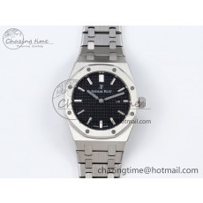 [ZF공장] 로얄오크 67651 블랙 다이얼 33mm 67651 SS ZF 1:1 Best Edition Black Textured Dial on SS Bracelet RONDA Quartz