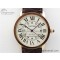 [AF공장]까르띠에 롱드솔로 42mm RG White Dial on Brown Croco Leather Strap MIYOTA 9015