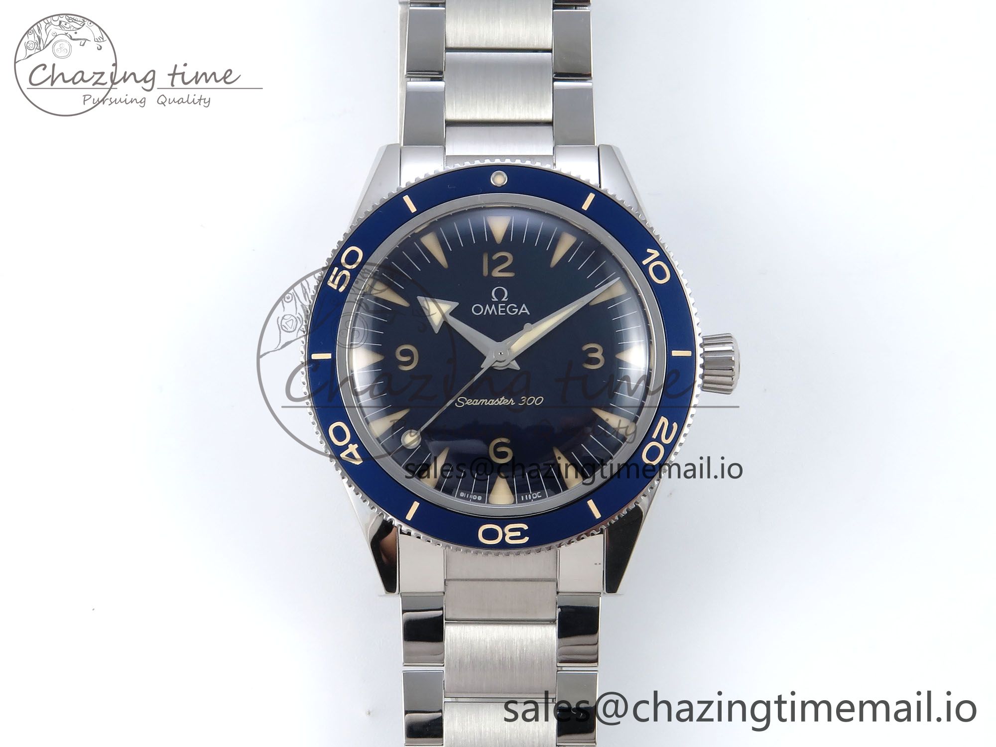 [VS공장]오메가 씨마스터 300 Heritage  Blue Dial on SS Bracelet A8912