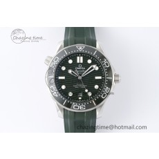 [VS공장]오메가 씨마스터 300 Green Ceramic Green Dial on Green Rubber Strap A8800