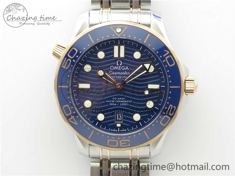 [VS공장]오메가 씨마스터 300 RG Bezel Blue Dial on SS/RG Bracelet A8800