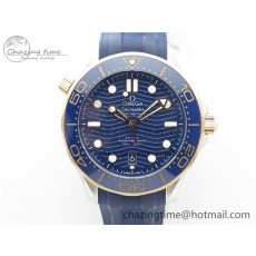 [VS공장]오메가 씨마스터 300 RG Bezel Blue Dial on Blue Rubber Strap A8800